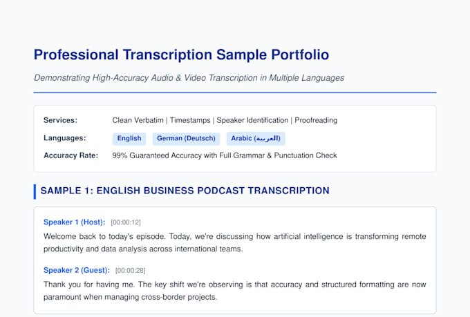 transcribe general and medical audio or video to text